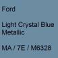 Preview: Ford, Light Crystal Blue Metallic, MA / 7E / M6328.